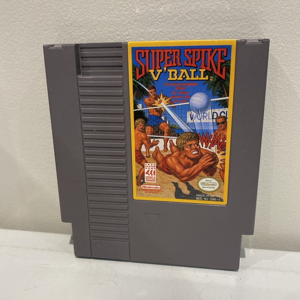 Super Spike V'Ball (Nintendo NES, 1990) - Tested And Working
